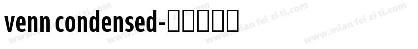 venn condensed字体转换